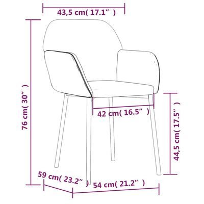 vidaXL Krzesła stołowe, 2 szt., jasnoszare, aksamitne