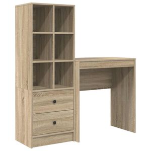 vidaXL Biurko Dąb Sonoma 115,5 x 40 x 127 cm 2 szt.
