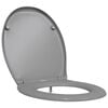 vidaXL Deska toaletowa Szary 47 x 37 x 4 cm Duroplast