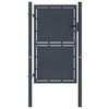 vidaXL Brama ogrodowa stalowa 100x200 cm antracyt