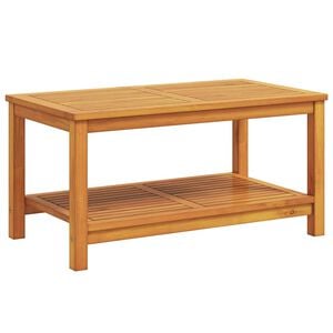 vidaXL Stolik boczny Olej Naturalny 90 x 50 x 45 cm Lite Drewno Akacji