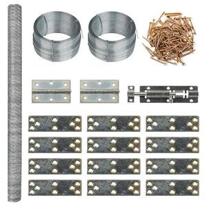 vidaXL Klatka dla drobiu, 6x1,5x1,5 m, stal