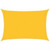 vidaXL Żagiel przeciwsłoneczny, 160 g/m&sup2;, ż&oacute;łty, 2x3 m, HDPE