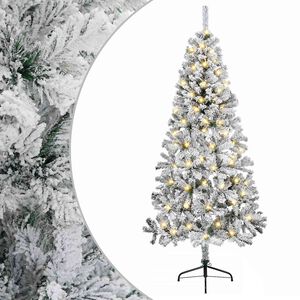 vidaXL Sztuczna choinka z zawiasami 120 cm 150 LED Ciepła biel