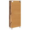 vidaXL Highboard Stare drewno 69,5 x 34 x 180 cm