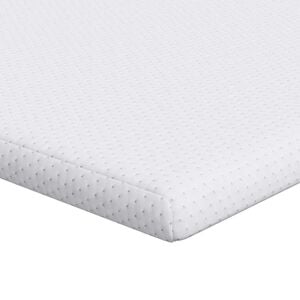 vidaXL Nakładka na materac Biały 80 x 200 cm Tkanina jacquard
