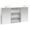 vidaXL Zestaw Szafek Łazienkowych z p&oacute;łką 3 pcs 100 x 10,5 x 50 cm