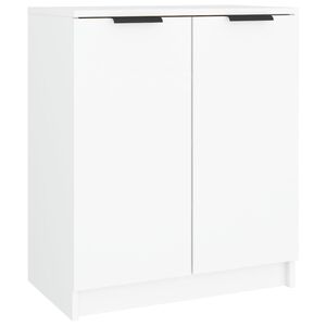 vidaXL Szafka na buty, biała, 59x35x70 cm, materiał drewnopochodny