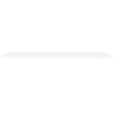 vidaXL Półki ścienne 2 szt., białe, 120x23,5x3,8 cm, MDF