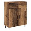 vidaXL Highboard z szufladą Stare drewno 69,5 x 34 x 180 cm