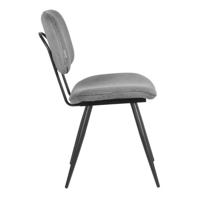 LABEL51 Krzesła stołowe Vic, 2 szt., 49x60x87 cm, ciemna zieleń
