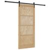 vidaXL Drzwi przesuwne ORKDAL 86 x 198,5 cm Lite drewno sosnowe