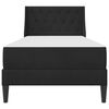 vidaXL Rama ł&oacute;żka z materacem z materacem Czarny 80 x 200 cm Aksamit