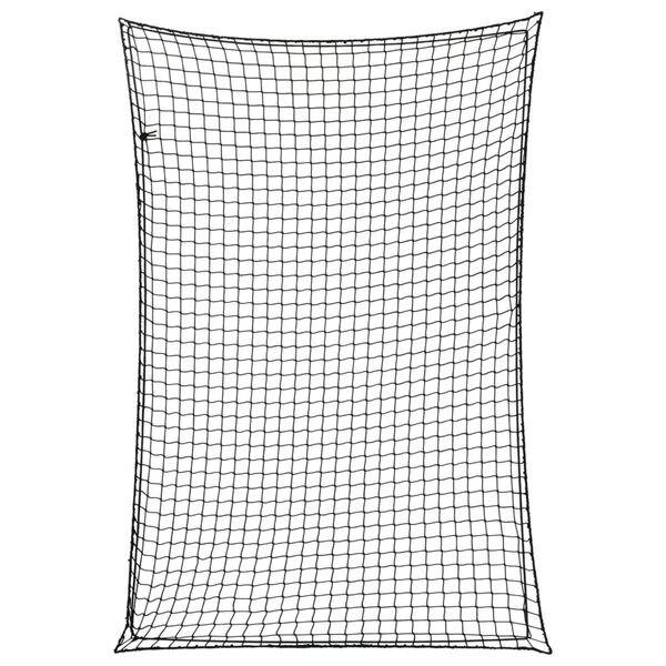 vidaXL Siatka na przyczepę, z elastyczną linką, czarna, 2,2x1,5 m, PP