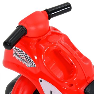 vidaXL Rowerek biegowy, motor, czerwony