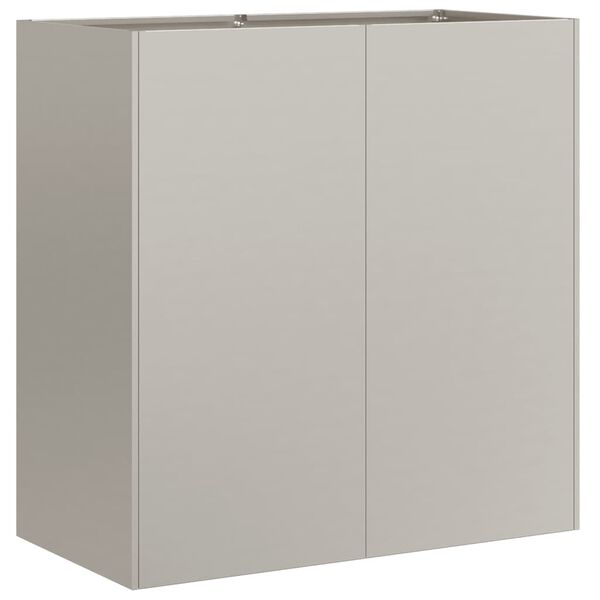 vidaXL Doniczka Rusty 80x40x80 cm Stal nierdzewna