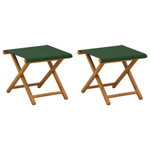vidaXL Fotel ogrodowy 2 pcs Lite Drewno Eukaliptusowe zielony