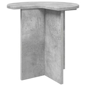 vidaXL Stolik boczny Betonowy szary &Oslash; 39 x 38 cm Drewno inżynieryjne