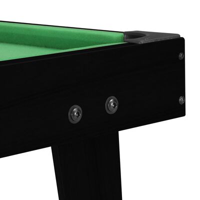 vidaXL Mini stół bilardowy na 3 nogach, 92x52x19 cm, czarno-zielony
