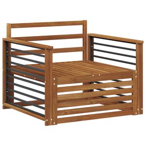 vidaXL 2 Sztuka Sofa na zewnątrz naturalny