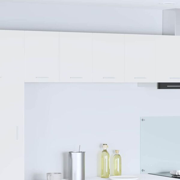 vidaXL Szafka wisząca z przechowywaniem 2 pcs Biały 60 x 31 x 40 cm