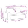 vidaXL Sofa 2 pcs Ciemna zieleń