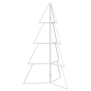 vidaXL Metalowa choinka świąteczna KUOPIO 100 cm Stal Biały