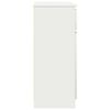 vidaXL Komoda z szufladą Biała 71x35x84 cm Drewno klejone
