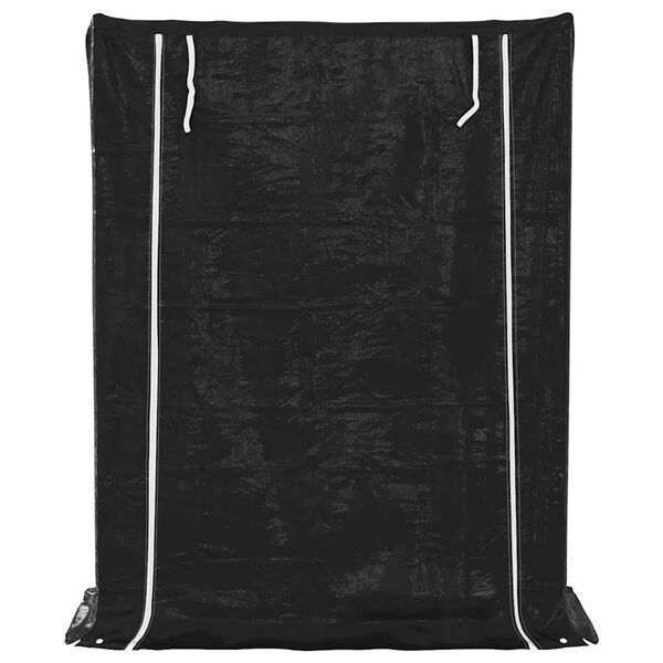 vidaXL Stojak na drewno opałowe z drutem stalowym, 150x60x200 cm