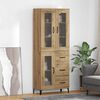 vidaXL Highboard z szufladą Dąb rzemieślniczy 69,5 x 34 x 180 cm