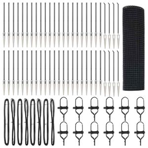 vidaXL Słupek ogrodzeniowy. Szary