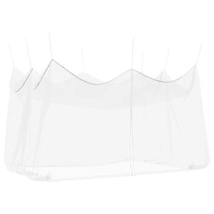 vidaXL Siatka na komary do ogrodu 220 mesh Biały 3 x 4,5 x 2,5 m