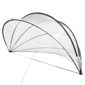 vidaXL Kopuła basenowa przezroczysty 472 x 460 x 229 cm PVC