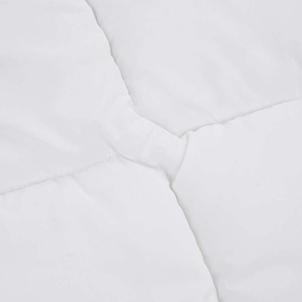 vidaXL Ochraniacz na materac, biały, 90x220 cm