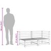 vidaXL 2-osobowa sofa ogrodowa, woskowy brąz, lite drewno sosnowe