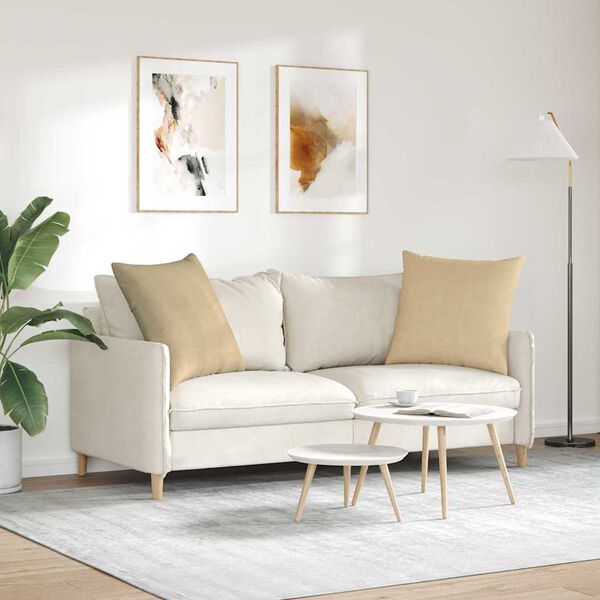 vidaXL Poduszki na sofę 2 pcs Szary zielony 60 x 60 cm