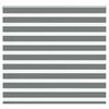 vidaXL Roleta zebra, ciemnoszara, szerokość tkaniny 150,9cm, poliester