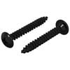 vidaXL Gwoźdź do gwintowania 2 szt. Czarny M4 x 28 mm Stal