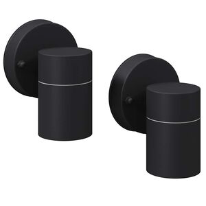 vidaXL Kinkiety zewnętrzne, 2 szt., stal nierdzewna, skierowane w d&oacute;ł