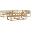 vidaXL Zestaw sof na zewnątrz 8 pcs Biały 325 x 166,5 x 73 cm