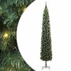 vidaXL Sztuczna choinka z podstawą Zielony 270 cm PVC, stal i plastik