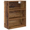 vidaXL Highboard z szufladą Stare drewno 69,5 x 34 x 180 cm