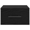 vidaXL Szafka Nocna Czarny dąb 35 x 35 x 20 cm Materiał drewnopochodny