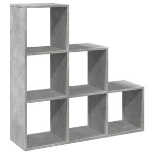 vidaXL Regał przegroda,&nbsp;3 poziomy,&nbsp;szarość betonu, 99x29x99 cm