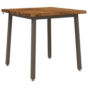 vidaXL 60 x 55 x 75 cm Lite Drewno Akacji Naturalny i kawowy