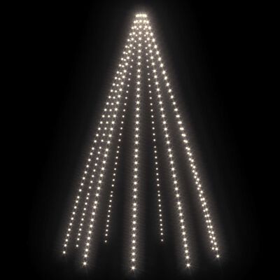 vidaXL Siatka lampek choinkowych, 400 zimnych białych diod LED, 400 cm