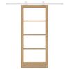 vidaXL Drzwi przesuwne ORKDAL Naturalny 86 x 198,5 cm