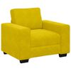 vidaXL Sofa Fotel Żółty 60 cm Aksamit