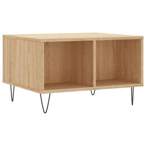 vidaXL Stolik kawowy, dąb sonoma 60x50x36,5 cm materiał drewnopochodny