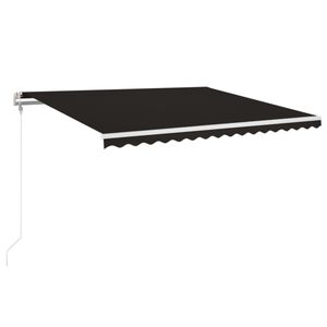 vidaXL Automatycznie zwijana markiza, 400 x 350 cm, antracytowa